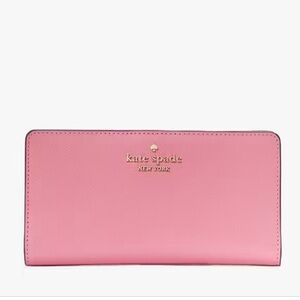 3/$40❗️Kate Spade PINK  Pebbled Leather Wallet
